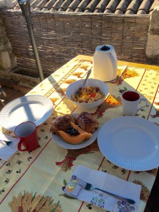Breakfast on the terrace