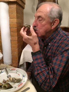 Down the hatch!