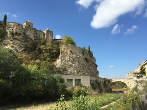 Vaison le Romaine fortress and Roman bridge