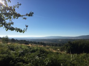 The Valley below us. 
