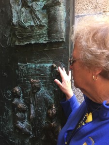 The Holy Door, open because it is the Year of Mercy