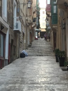 Strait Street - typical to have stairs instead of a paved street.