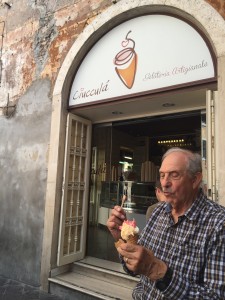 Gelato near the Pantheon