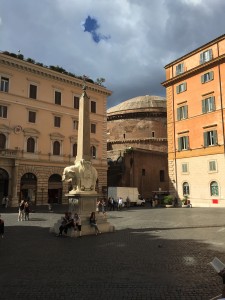 Backside of Berninis elephant