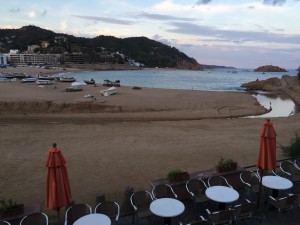 View from our window at Hotel Cap d'Or
