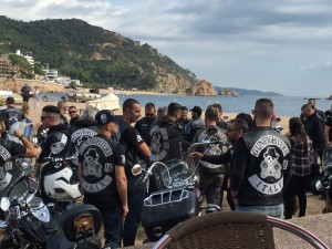 Gathering of motorcycling with chapters all over Europe