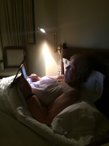 My usual end of the day activity