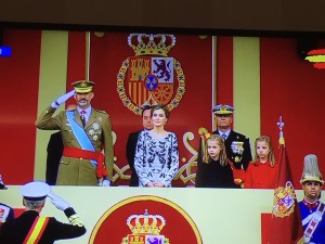 The king and his family (from TV)