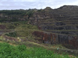 The mine pit