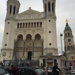The Basilica of Our Lady overlooking the city
