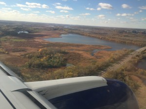 Fall color over Minnesota 